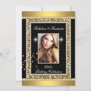 Prachtig Fantastisch Goud Zwart Glamour Hollywood Kaart