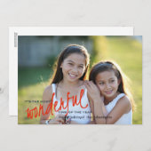 Prachtig Feestdagenkaart (Voorkant / Achterkant)