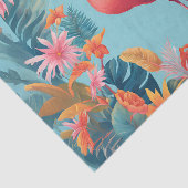 Prachtig Flamingo Decoupage Vloeipapier Tissuepapier (Detail)