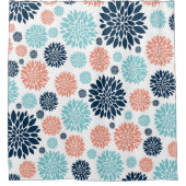 Prachtig Floral Design douchegordijn (Voorkant)