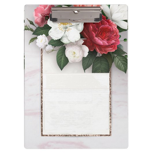 Prachtig Floral design Klembord