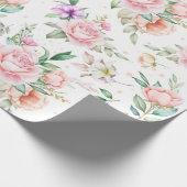 Prachtig Floral patroon Cadeaupapier (Hoek)