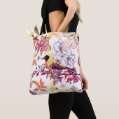 Prachtig Floral patroon Tote Bag (Dichtbij)