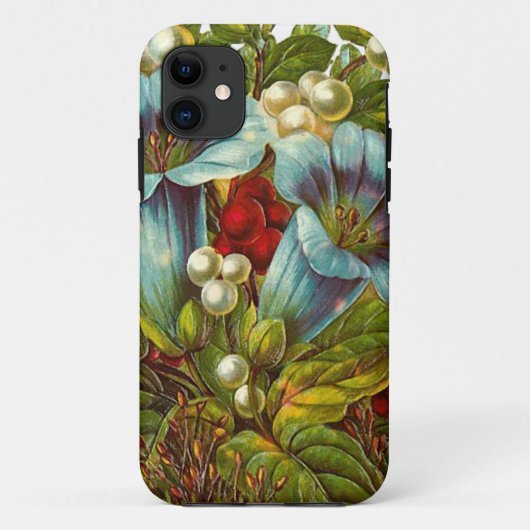 Prachtig Floral Victoriaans design Case-Mate iPhone Case (Achterkant)