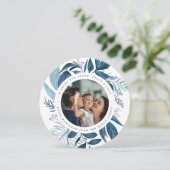 Prachtig | Foto van Round Hanukkah Feestdagenkaart (Staand voorkant)