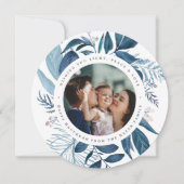 Prachtig | Foto van Round Hanukkah Feestdagenkaart (Voorkant)