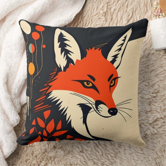 Prachtig Fox-ontwerp Kussen (Deken)