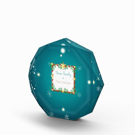 Prachtig Funny Design met Winter Holiday Santa Fotoblokken (Rechts)