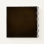 Prachtig geboost monogram Faux Antiek Notitieboek (Achterkant)