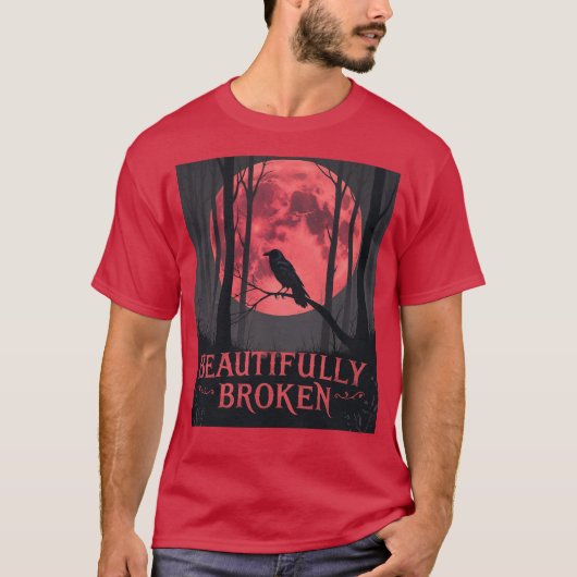 Prachtig gebroken - Blood Moon Rave T-shirt (Voorkant)