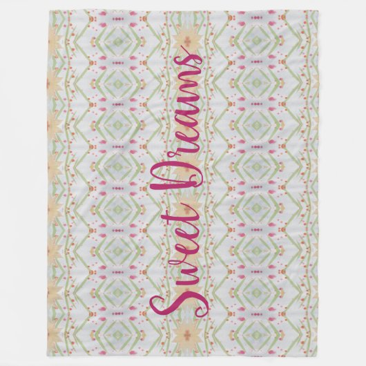 Prachtig gebundeld design fleece deken (Voorkant)