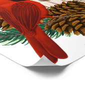 Prachtig gedenkteken/Inspirerend kardinaal Poster (Hoek)