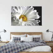 prachtig gedetailleerd Daisy Wall Canvas Afdruk (Insitu (Slaapkamer))