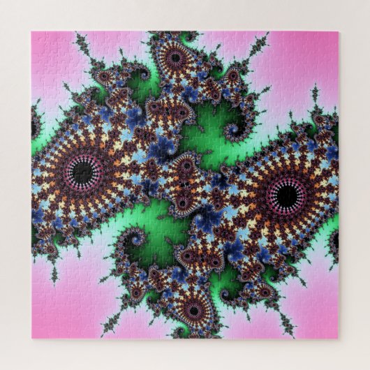 Prachtig gedetailleerde Julia Fractal Legpuzzel (Verticaal)