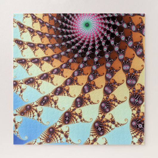 Prachtig gedetailleerde Mandelbrot Fractal Legpuzzel (Horizontaal)