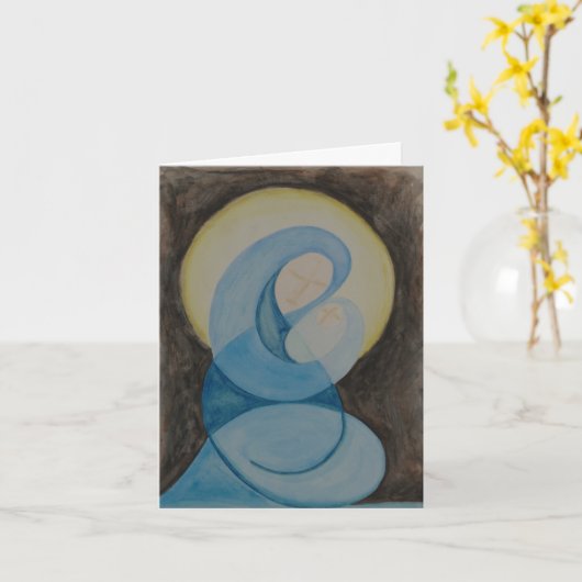 Prachtig gedichtenkaart voor isolatie en scheiding kaart (Gele Bloem)