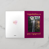 Prachtig, gefeliciteerd met je Verloving Kaart (Buiten Laag)