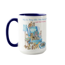 Prachtig geïllustreerde Crazy Cat Lady Gepersonali