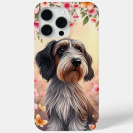 Prachtig geïllustreerde hond iPhone 15 pro max hoesje
