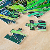 Prachtig geïllustreerde reiger legpuzzel (Zijkant)