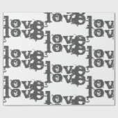 prachtig GELUID ZWART Wrapppapier Cadeaupapier (Vlak)