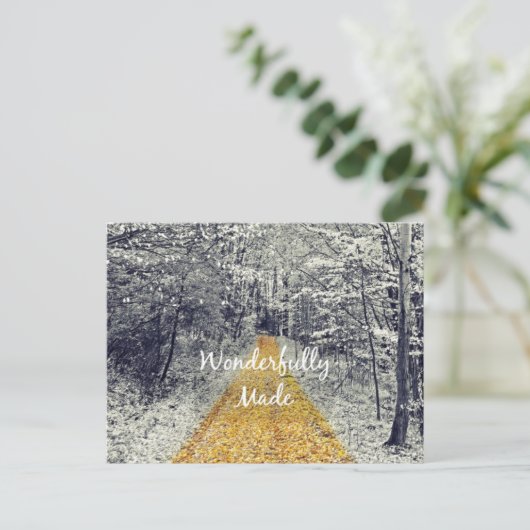 Prachtig gemaakt Bijbel Verse Quote Briefkaart (Staand voorkant)