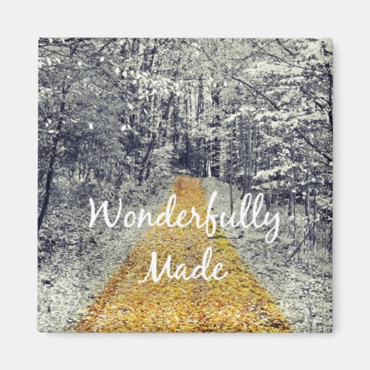 Prachtig gemaakt Bijbel Verse Quote Magneet (Voorkant)