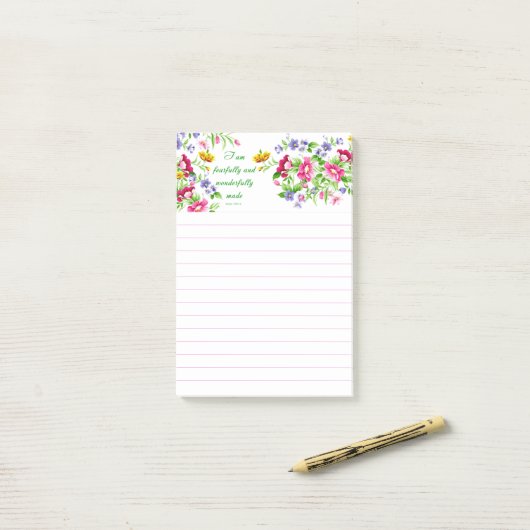 Prachtig gemaakt post-it® notes (Op bureau)