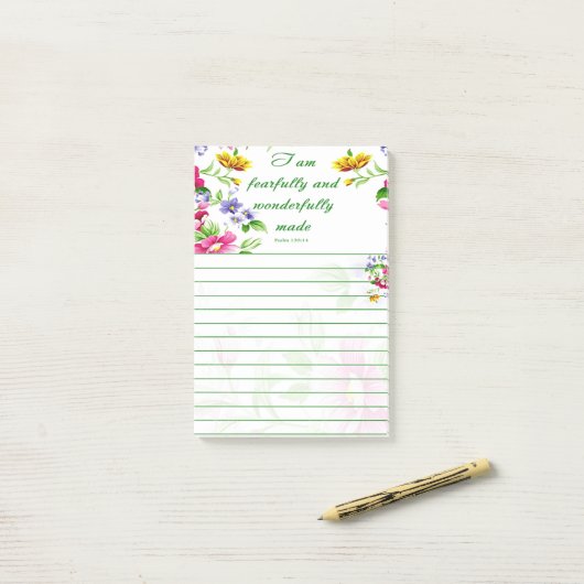 Prachtig gemaakt post-it® notes (Op bureau)