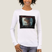 Prachtig gemaakt zwart lang Tri-blend shirt (Voorkant volledig)