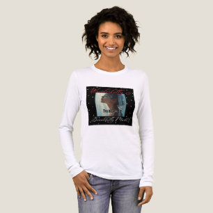 Prachtig gemaakt zwart lang Tri-blend shirt
