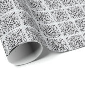 Prachtig geometrisch ritueel patroonontwerp cadeaupapier (Rol Hoek)