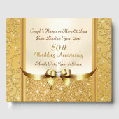 Prachtig gepersonaliseerd 50e Jubileum gastenboek (Voorkant)