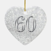 Prachtig gepersonaliseerd, 60e Jubileum Ornament (Achterkant)