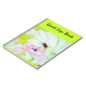 Prachtig gepersonaliseerd gastenbord boek notitieboek (Linkerzijde)