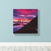 Prachtig geschilderd canvas afdruk (Insitu (Houten vloer))