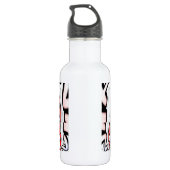 Prachtig geweldig aanpasbaar Trendy Art Design Waterfles (Achterkant)