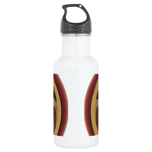 Prachtig geweldig aanpasbaar Trendy Art Design Waterfles (Achterkant)