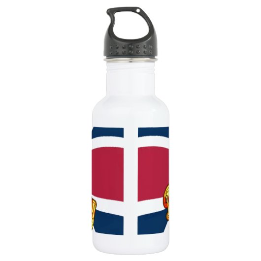 Prachtig geweldig aanpasbaar Trendy Art Design Waterfles (Achterkant)