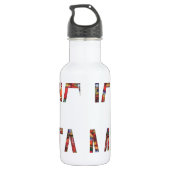 Prachtig geweldig aanpasbaar Trendy Art Design Waterfles (Achterkant)