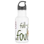 Prachtig geweldig aanpasbaar Trendy Art Design Waterfles (Voorkant)