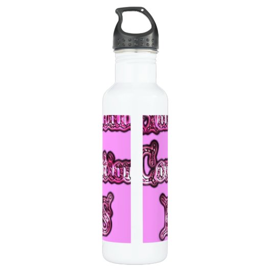 Prachtig geweldig aanpasbaar Trendy Art Design Waterfles (Achterkant)