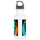 Prachtig geweldig aanpasbaar Trendy Art Design Waterfles (Achterkant)