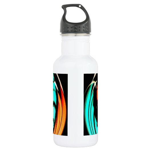 Prachtig geweldig aanpasbaar Trendy Art Design Waterfles (Achterkant)