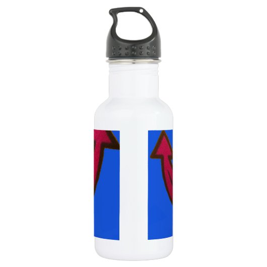 Prachtig geweldig aanpasbaar Trendy Art Design Waterfles (Achterkant)