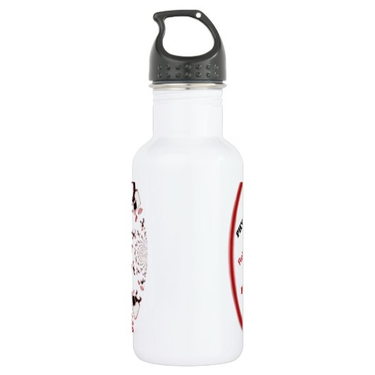 Prachtig geweldig aanpasbaar Trendy Art Design Waterfles (Achterkant)