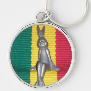 Prachtig geweldige konijn Kingston Jamaica Sleutelhanger