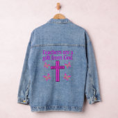 PRACHTIG GEZEGEND LERARENONTWERP DENIM JACKET (Hangar)