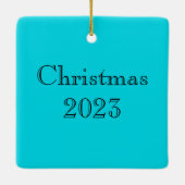 Prachtig Glas in lood Bloemen Zonnebloem Keramisch Ornament (Achterkant)