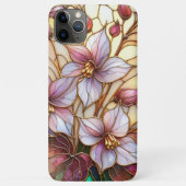 Prachtig Glas in lood bloemenkunstpatroon Case-Mate iPhone Case (Achterkant)